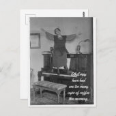 コーヒー葉書のカップ1 ポストカード (正面/裏面)