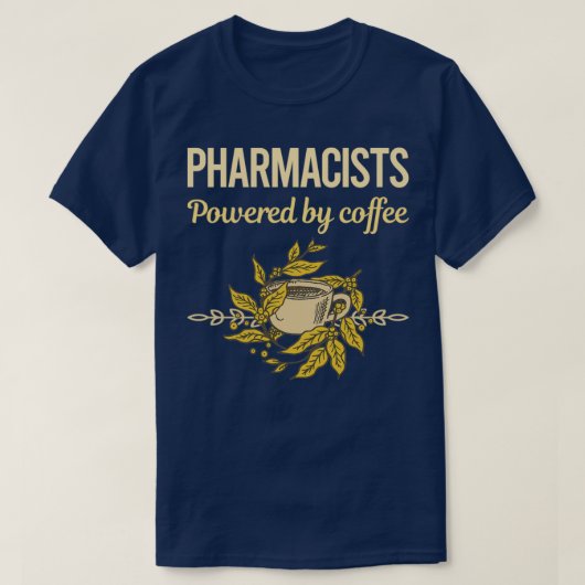 コーヒー薬剤師の力1 Tシャツ (デザイン正面)