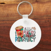 コーヒー薬局 キーホルダー (正面)