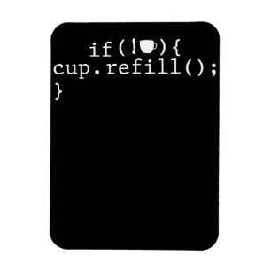 コーヒー補充 スマート コーディング ソフトウェア エンジニア マグネット