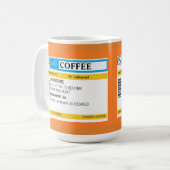 コーヒー規定のマグ コーヒーマグカップ (正面左)