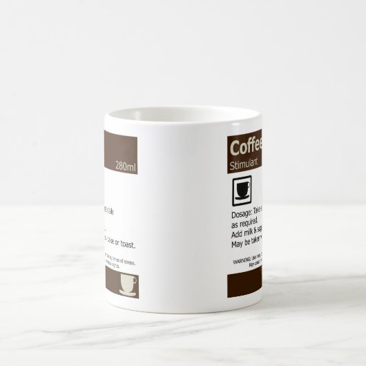 コーヒー規定、医学のマグ コーヒーマグカップ (中央)