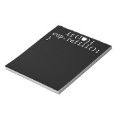 コーヒー詰め替えコ頭が切れるードソフトウェア技術者 ノートパッド (回転)