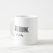 コーヒー読と日のタイポグラフィ コーヒーマグカップ (正面左)