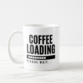 コーヒー読み込み中 お待ちください コーヒーマグカップ