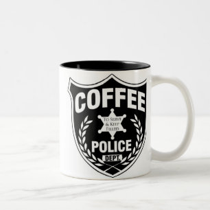 コーヒー警察 ツートーンマグカップ