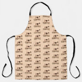 コーヒー豆が大好き エプロン (正面)