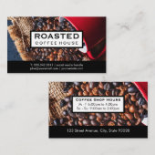 コーヒー豆こぼれ |マグカップ 名刺 (正面/裏面)