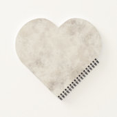 コーヒー豆で作ったエスプレッソヴィオリノヴァイオリン –  ノートブック (裏面)