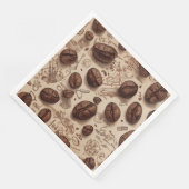 コーヒー豆のイラストレーション (コーナー)