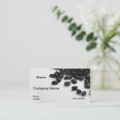 コーヒー豆のカスタムな名刺 名刺 (スタンド正面)