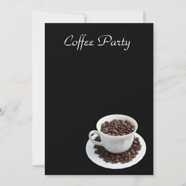 コーヒー豆のカップ (正面)