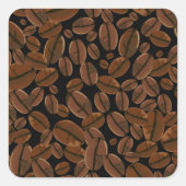 コーヒー豆のシール スクエアシール (正面)