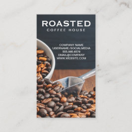 コーヒー豆のスクープ 名刺
