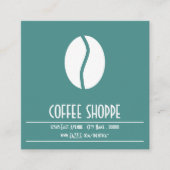 コーヒー豆のスタンプカード ロイヤリティカード (正面)