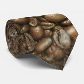 コーヒー豆のネクタイでいっぱいである ネクタイ (ロール)