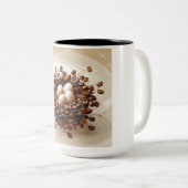 コーヒー豆のネストマグ ツートーンマグカップ (正面右)