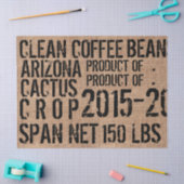 コーヒー豆のバッグのティッシュペーパー-景色 薄葉紙 (クラフト)