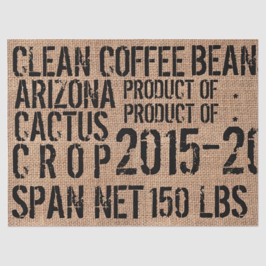 コーヒー豆のバッグのティッシュペーパー-景色 薄葉紙 (正面)