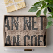 コーヒー豆のバッグのティッシュペーパー 薄葉紙 (ギフト)