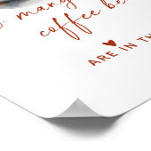 コーヒー豆のブライダルシャワーゲーム ポスター (角)