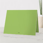 コーヒー豆のボウル付きモーニングコーヒー（水彩） カード (裏面)