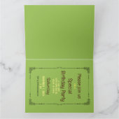 コーヒー豆のボウル付きモーニングコーヒー（水彩） カード (内部)