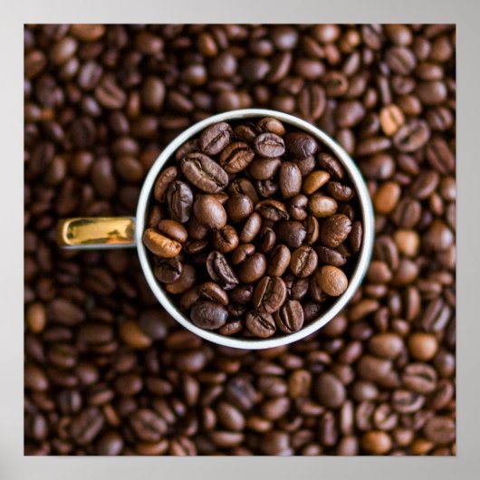 コーヒー豆のポスター ポスター (正面)