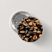 コーヒー豆の写真撮影 缶バッジ (正面&裏面)