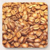 コーヒー豆の写真 コースター (正面)