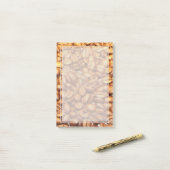 コーヒー豆の写真 ポストイット (デスク上)