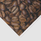 コーヒー豆の分離シームレスな背景 薄葉紙 (詳細)