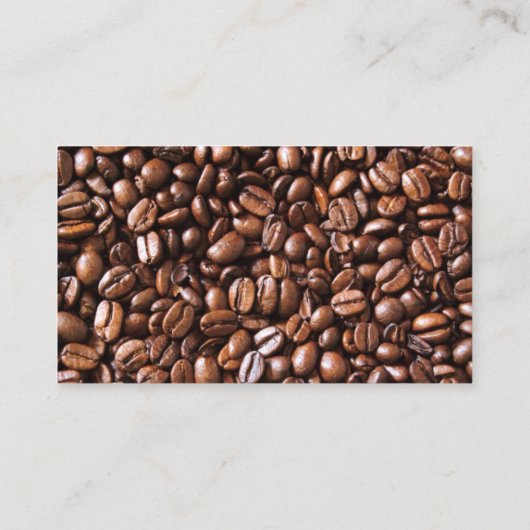 コーヒー豆の名刺 名刺 (裏面)