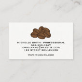 コーヒー豆の山 |コーヒーロゴ 名刺 (裏面)