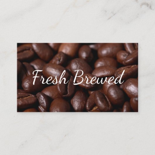 コーヒー豆の山 名刺 (正面)