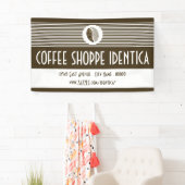 コーヒー豆の店のバナー 横断幕 (インサイチュ)