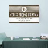 コーヒー豆の店のバナー 横断幕 (トレードショー)