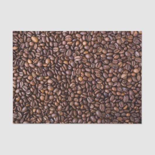 コーヒー豆の模様 薄葉紙 (正面)