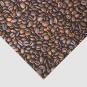 コーヒー豆の模様 薄葉紙 (詳細)