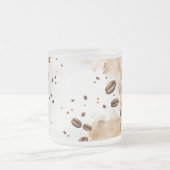 コーヒー豆の水色 – コーヒー中毒者 コーヒーマグカップ (中央)