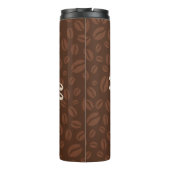 コーヒー豆の熱と冷たい熱タンブラー タンブラー (裏面)