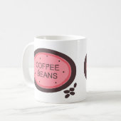 コーヒー豆の看板 コーヒーマグカップ (正面左)