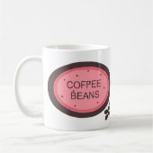 コーヒー豆の看板 コーヒーマグカップ (左)