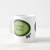 コーヒー豆の看板 コーヒーマグカップ (正面左)