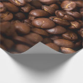 コーヒー豆の背景要約、香り、背景 ラッピングペーパー (角)
