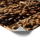 コーヒー豆の芸術ポスター ポスター (角)