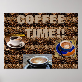 コーヒー豆の芸術ポスター ポスター