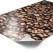 コーヒー豆の茶色の背景 フォトプリント            (角)