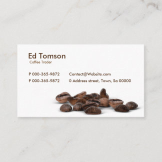コーヒー豆の貿易業者 名刺