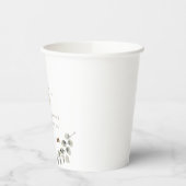 コーヒー豆の赤ちゃんシャワー 紙コップ (左)